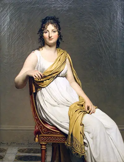 Portrait of Madame de Verninac Jacques Louis David